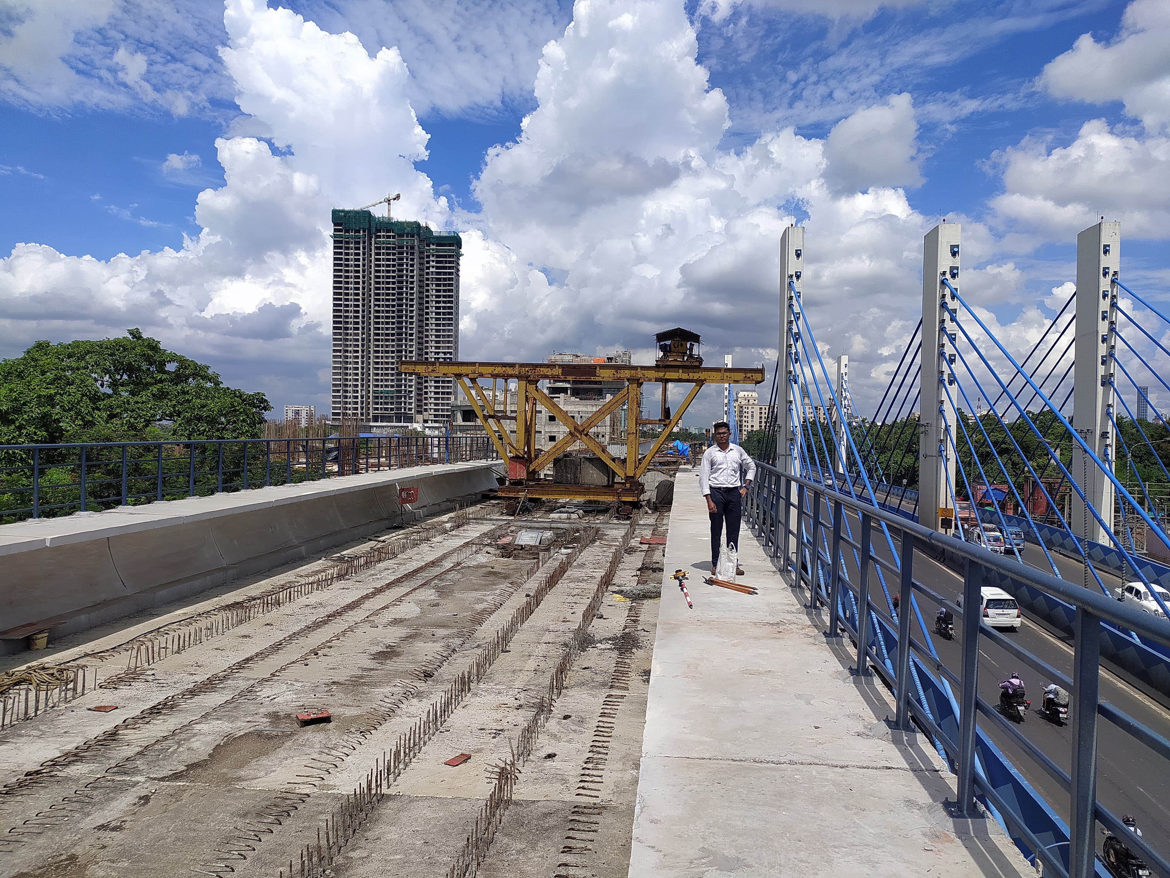 Total Station Survey — Joka–Taratala Metro
